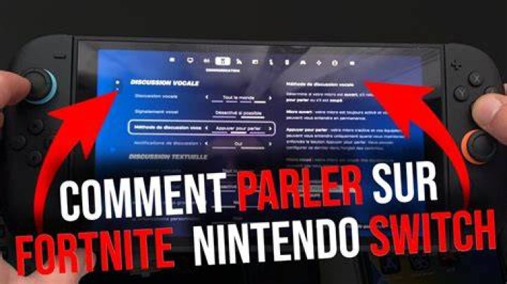 Comment parler sur la switch fortnite ?