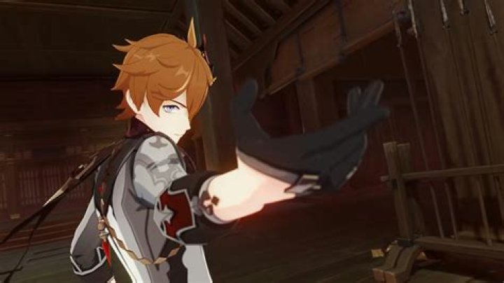 Does Childe use a spear?