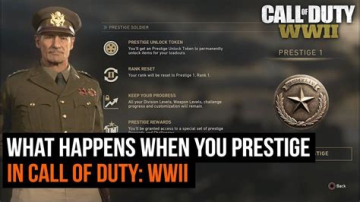Does Prestiging a weapon make it better WW2?