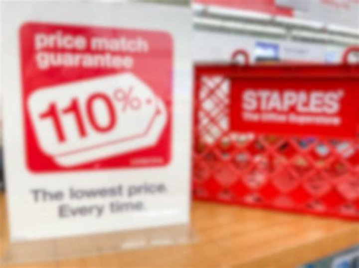 Does Staples price match with Amazon?