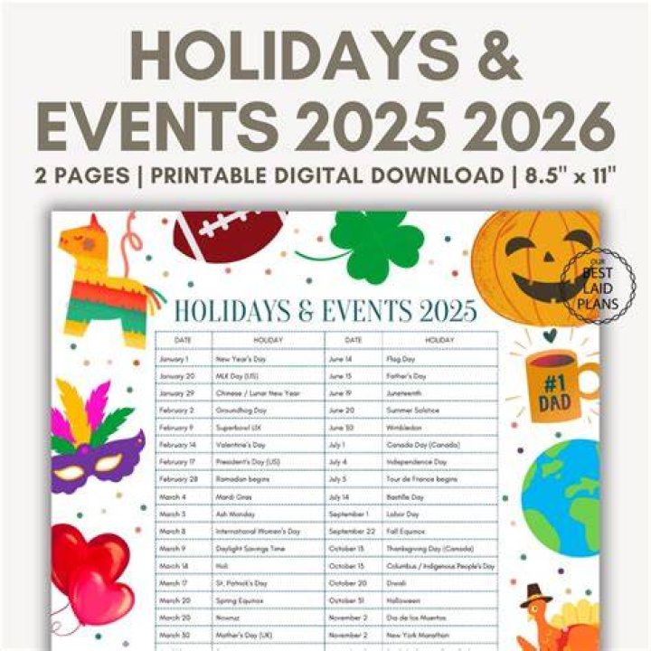 Holidays and Occasions