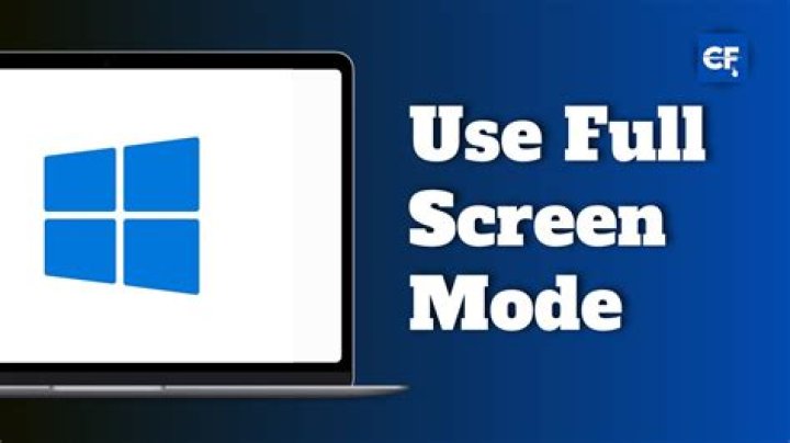 How do I fullscreen in windowed mode?