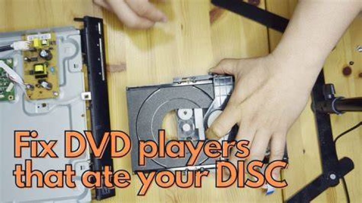 How do you fix a DVD player that will not spin?