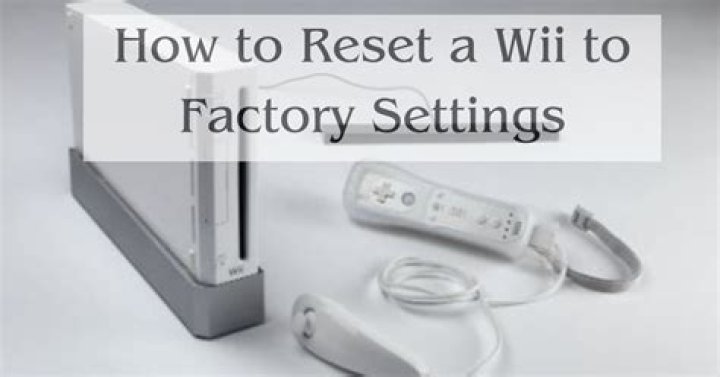 How do you reset a Wii Remote control?