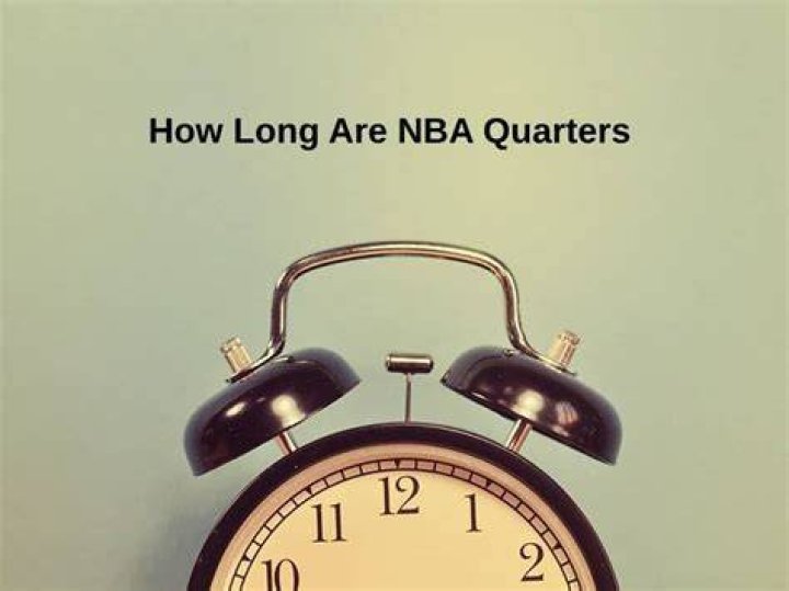 How long are NBA quarters?