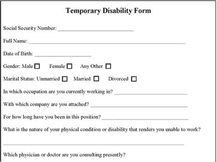 How To Apply For Temporary Disability In Washington State