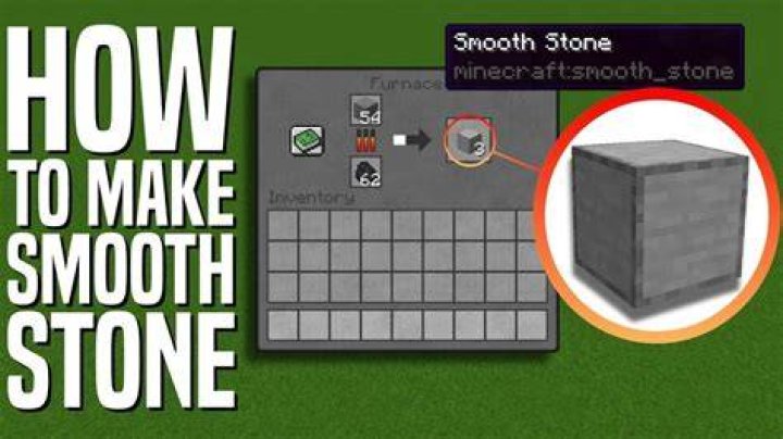 How to make Smooth Stone in Minecraft