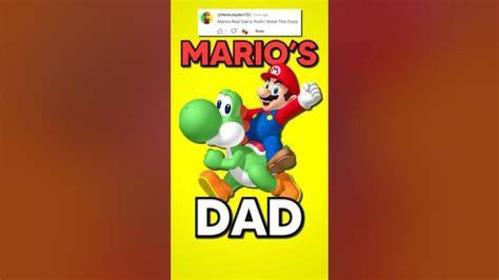 Is Yoshi Mario’s dad?