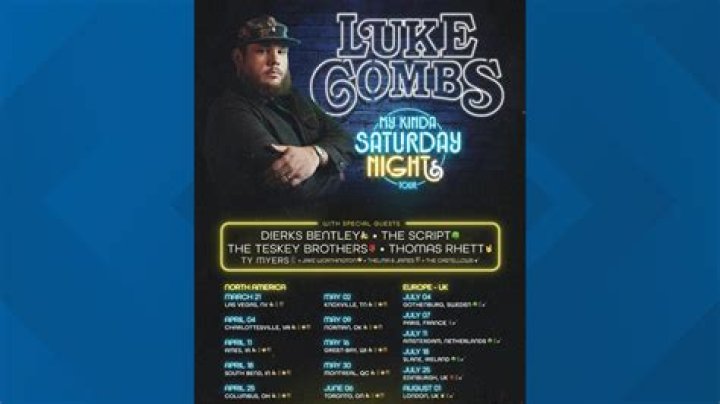 Luke Combs Sets Stadium Dates for 2022