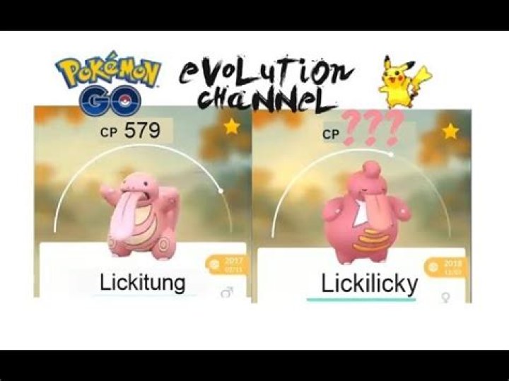 Pokemon GO Lickitung Evolution
