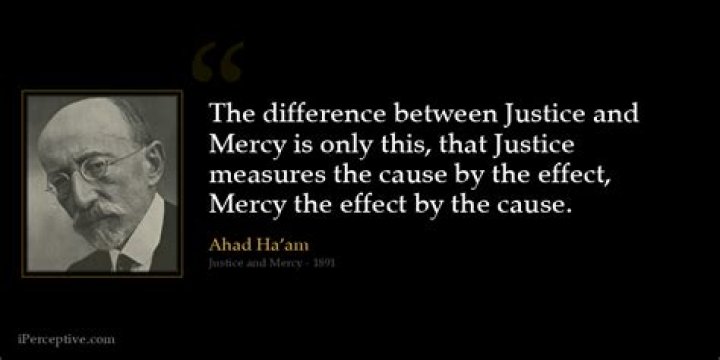 The Difference Between Justice And Mercy