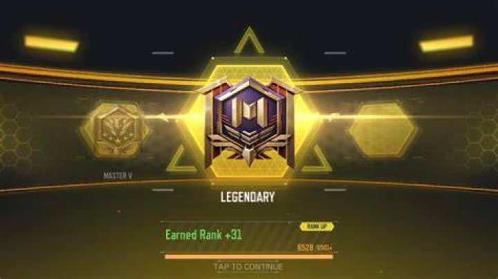 What is the highest rank in CoD?